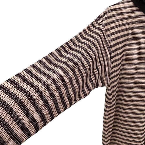 Montage Pour Homme Stripped Long Sleeve Top in Size Large - Picture 5 of 7